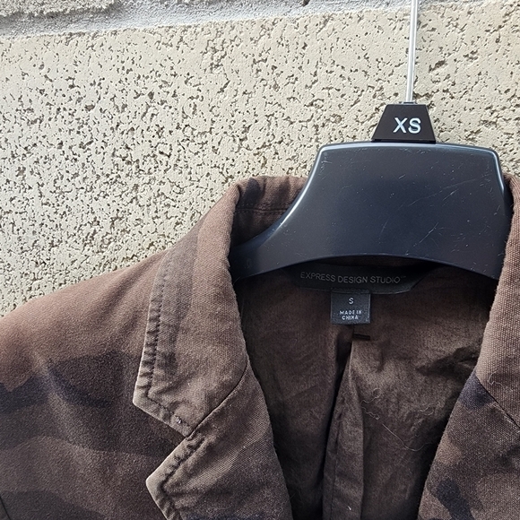 Vintage Express Camo Blazer Jacket Men’s Size Small - Picture 2 of 8